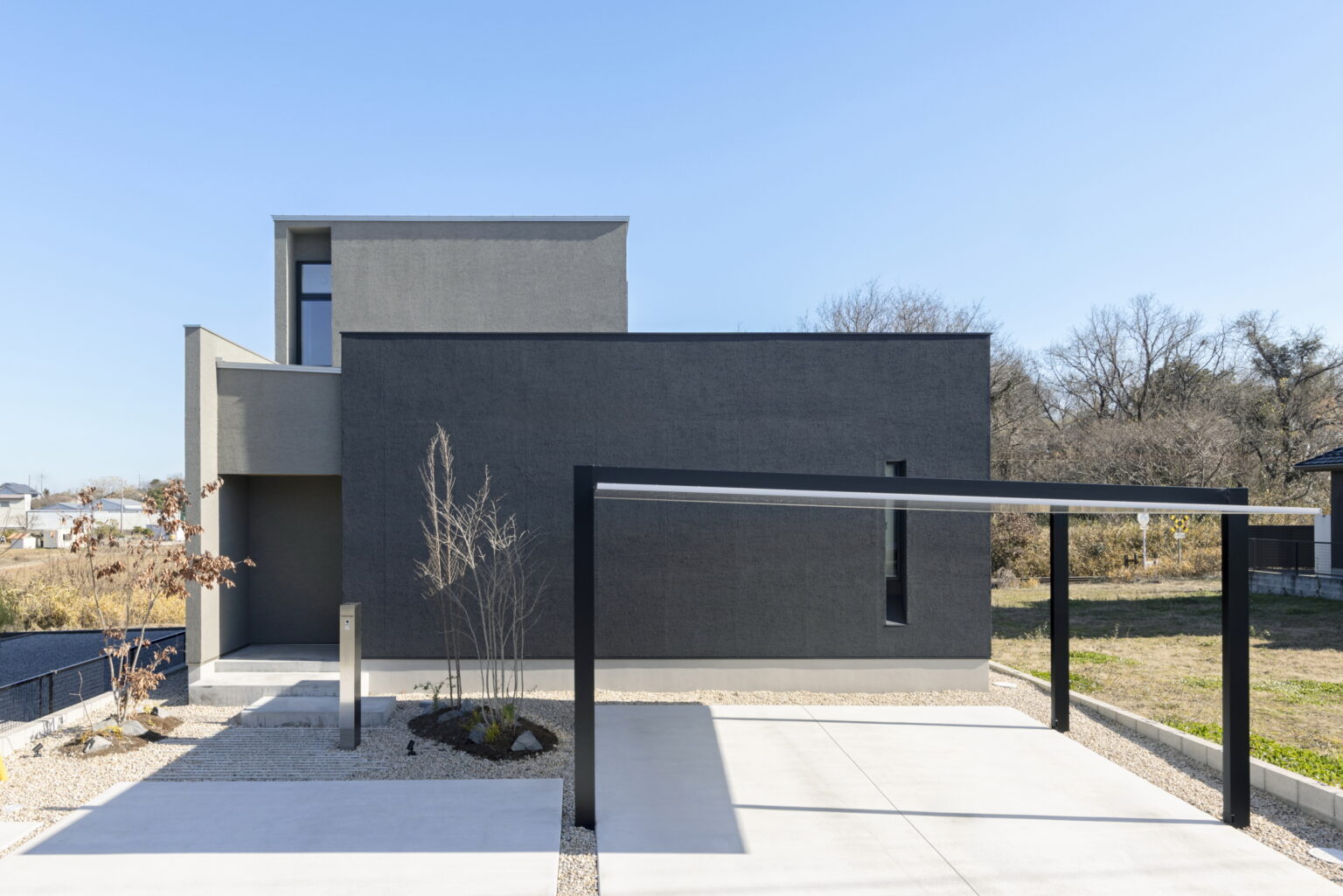 住宅外観のトレス画像